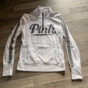 PINK VS Ultimate Half Zip Pullover SZ Small